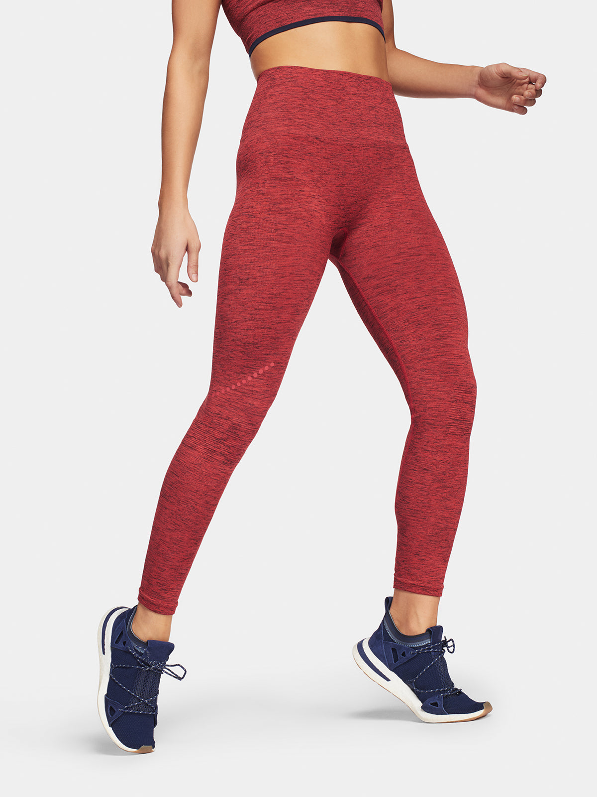 BLACKOUT LEGGING - CORAL MARL
