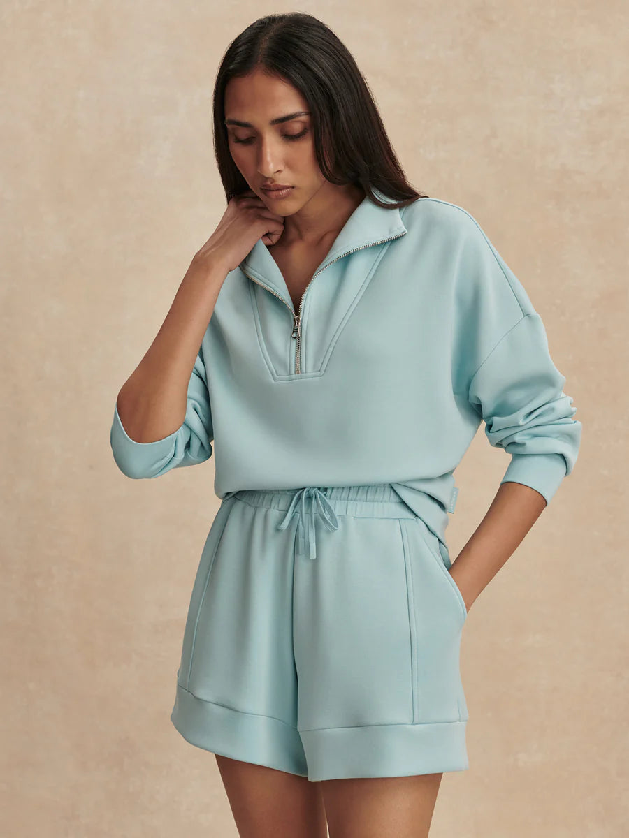 Atrium High-Rise Short - Porcelain Blue