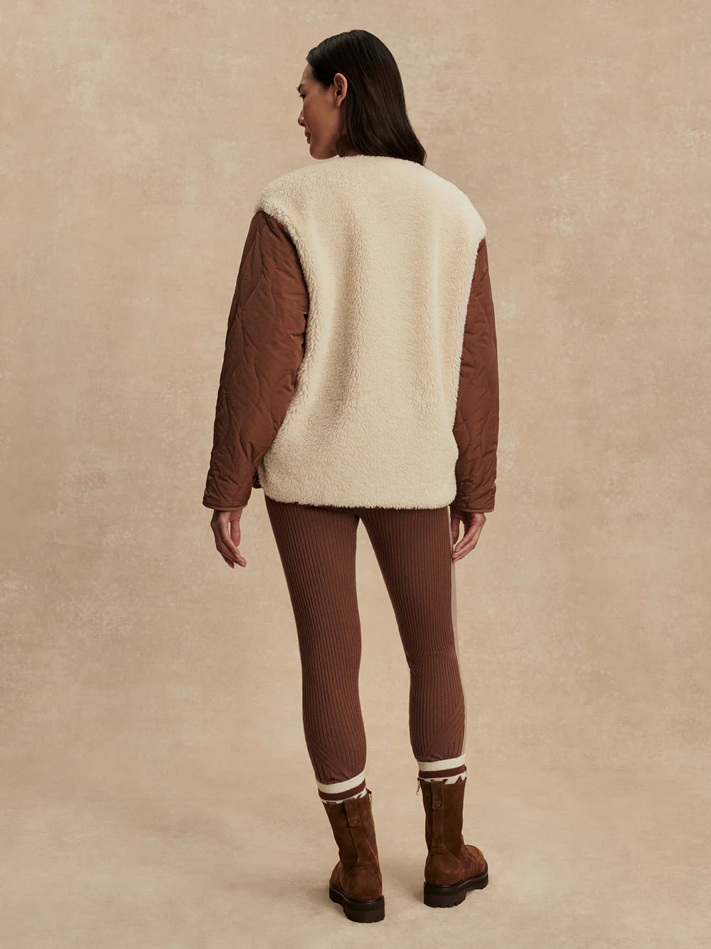 Aveline Reversible Jacket - Sandshell/Cocoa Dust