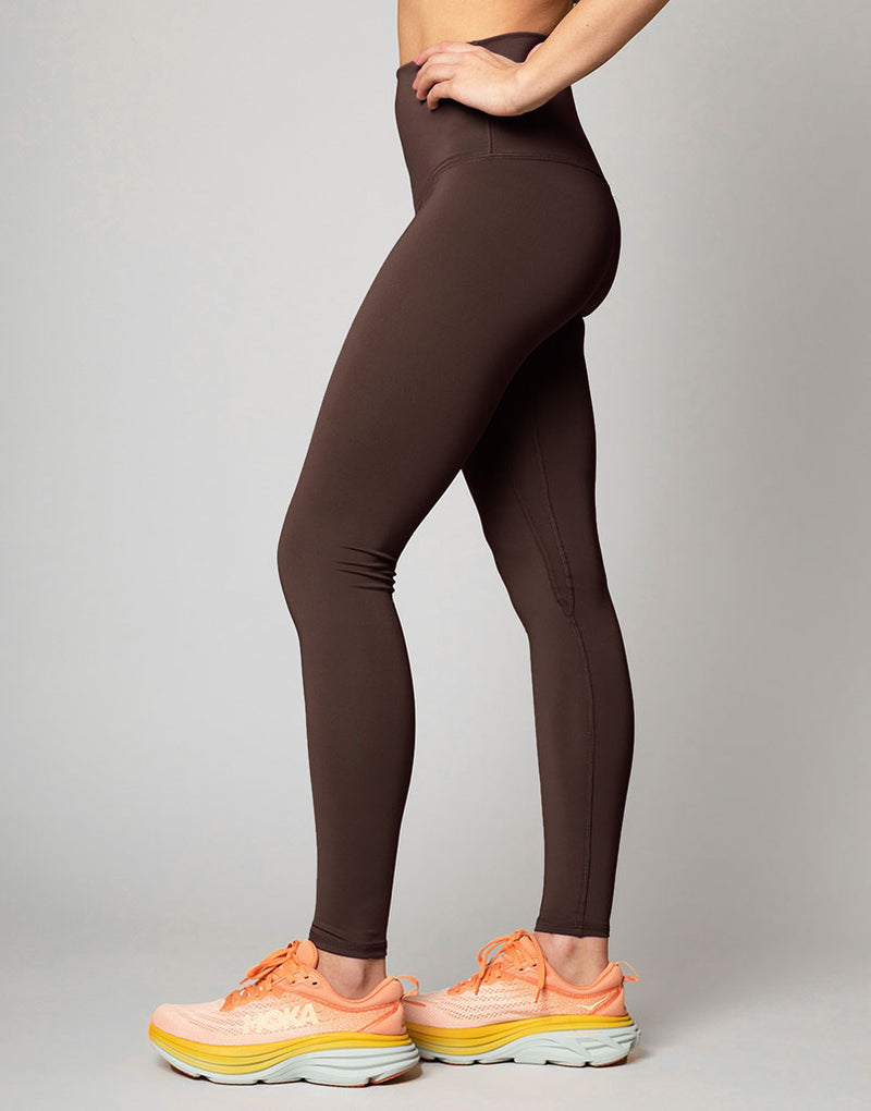 Freestyle Flat Front Legging - Chocolate