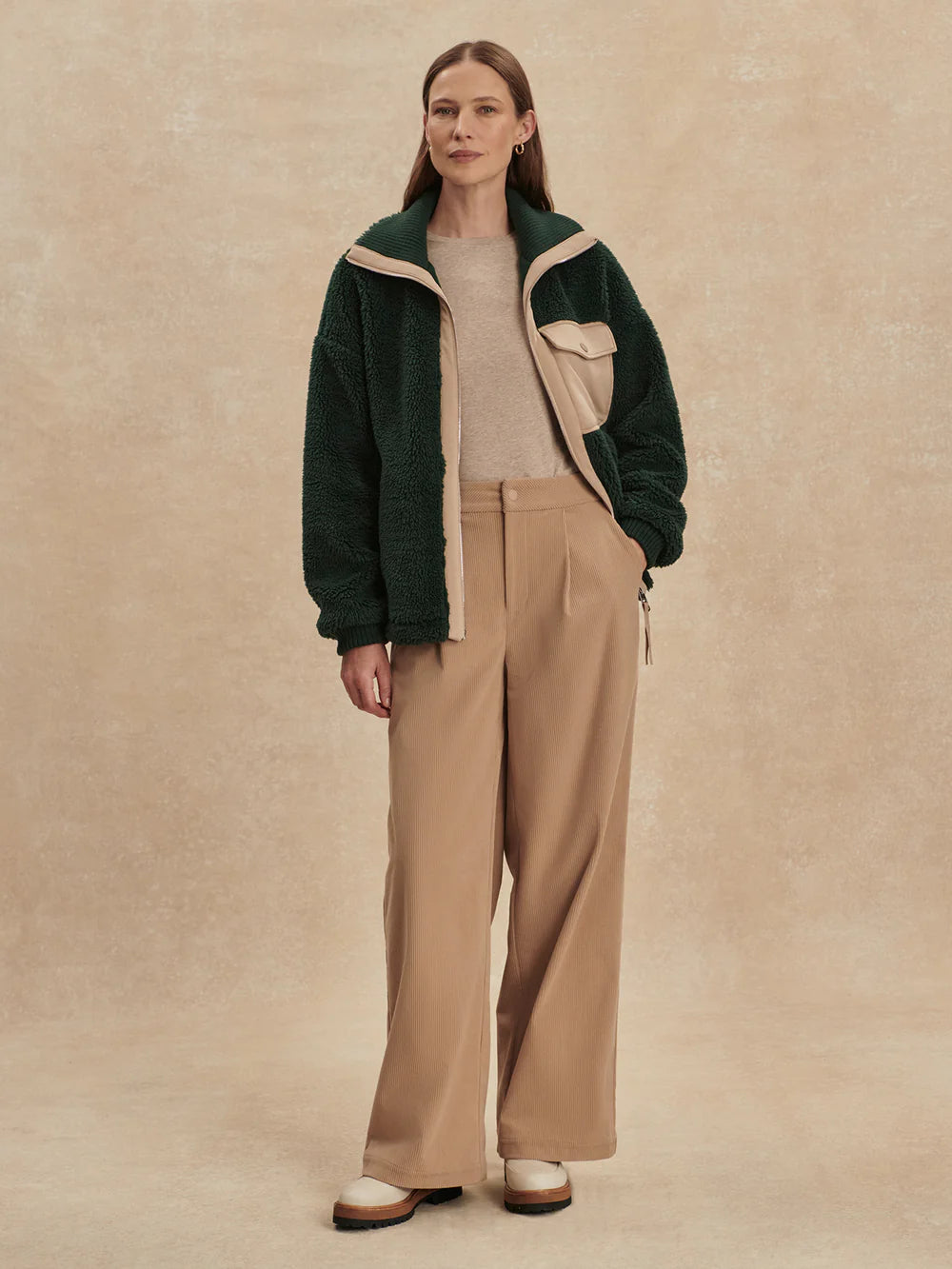 Lowell Sherpa Jacket - Pine Grove