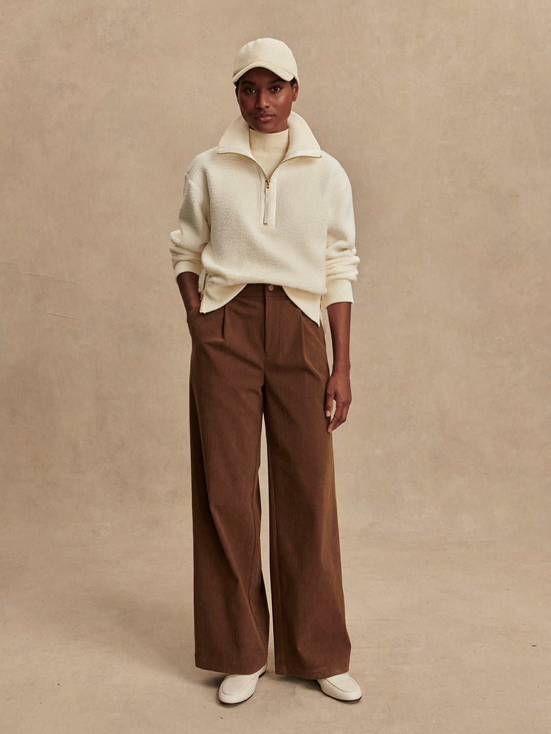 ROSELLE 1/2 ZIP FLEECE