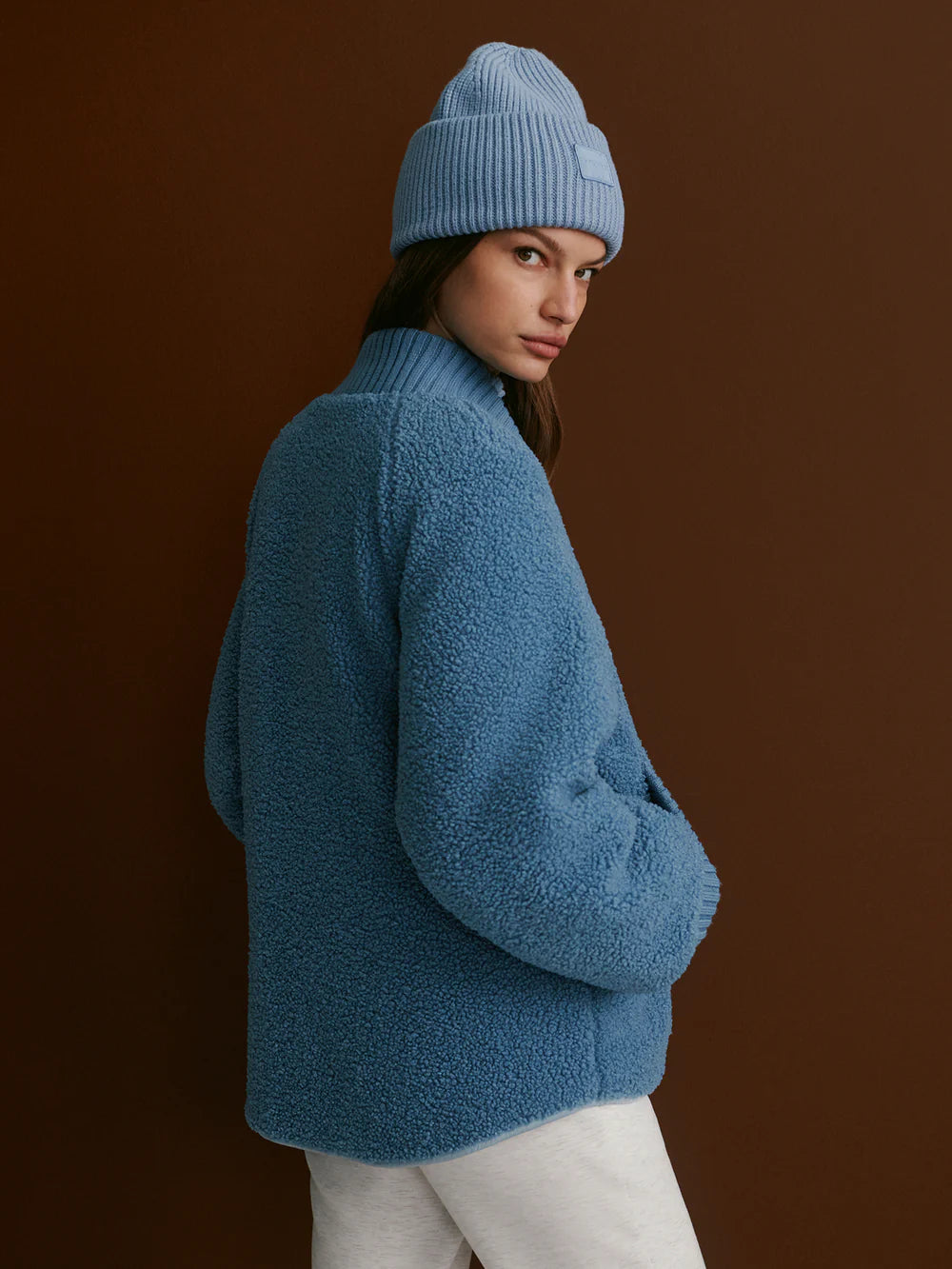 Serina Reversible Quilt Jacket - Coronet Blue/Ashley Blue