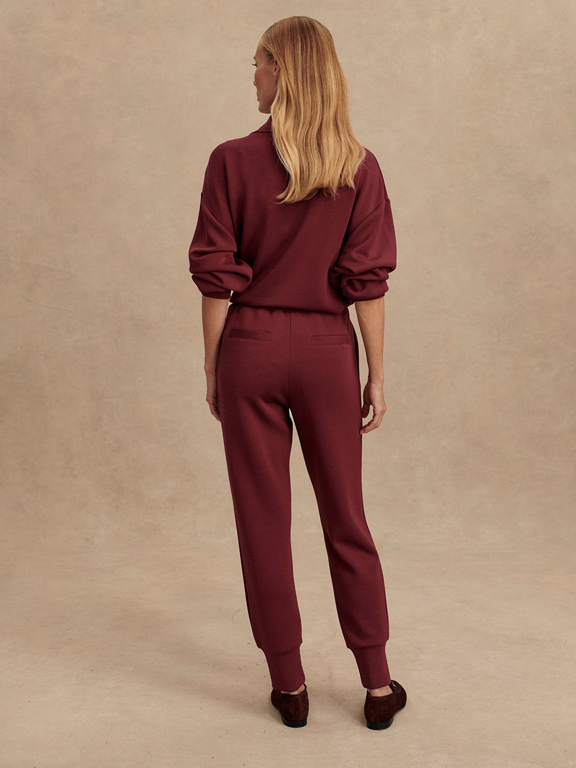 The Slim Cuff Pant 27.5 - New Maroon