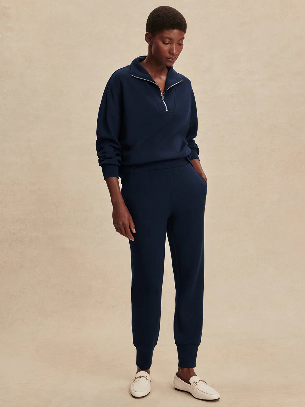 The Slim Cuff Pant 27.5 - Navy
