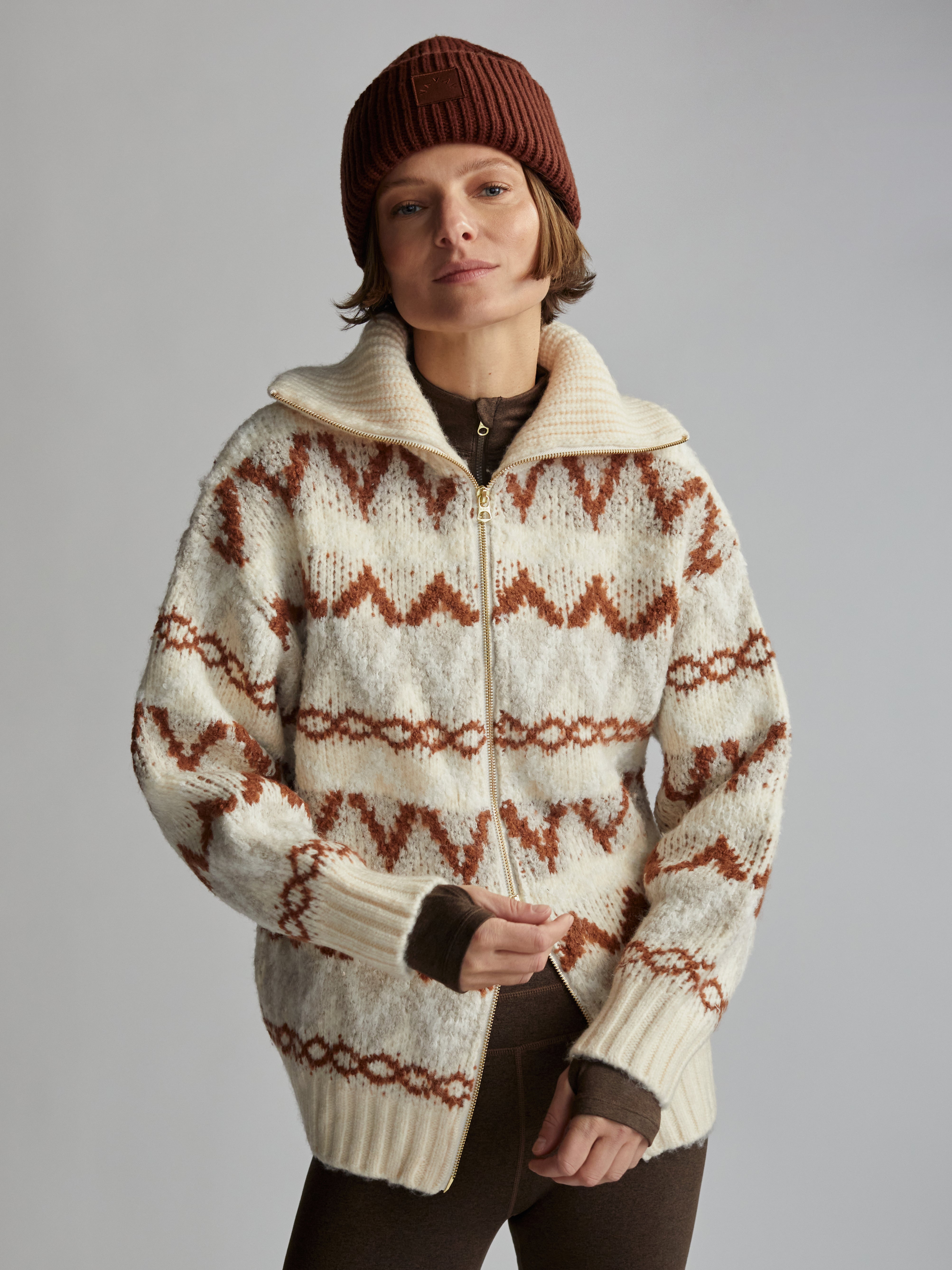 BROOKE FAIRISLE KNIT JACKET