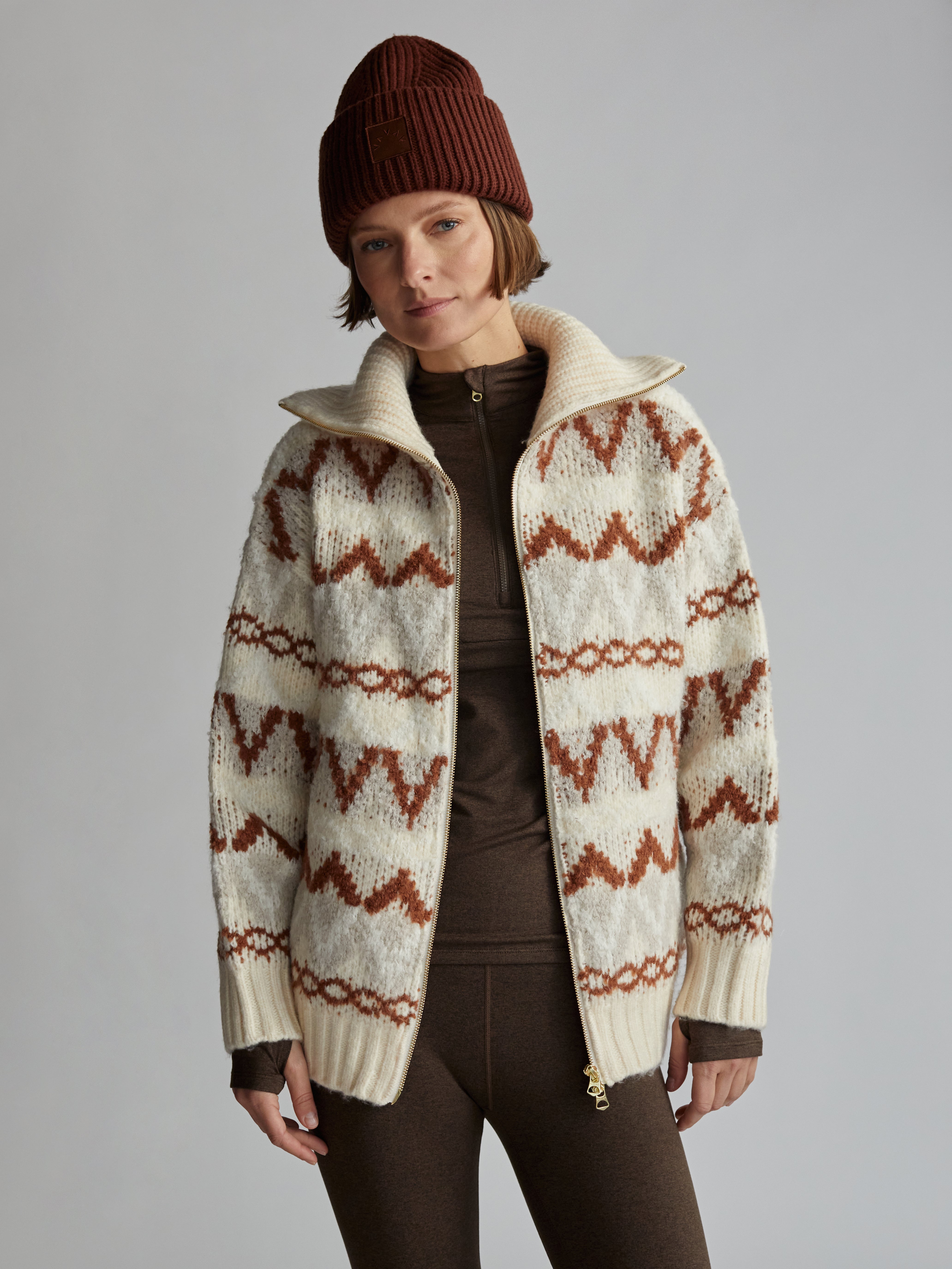 BROOKE FAIRISLE KNIT JACKET