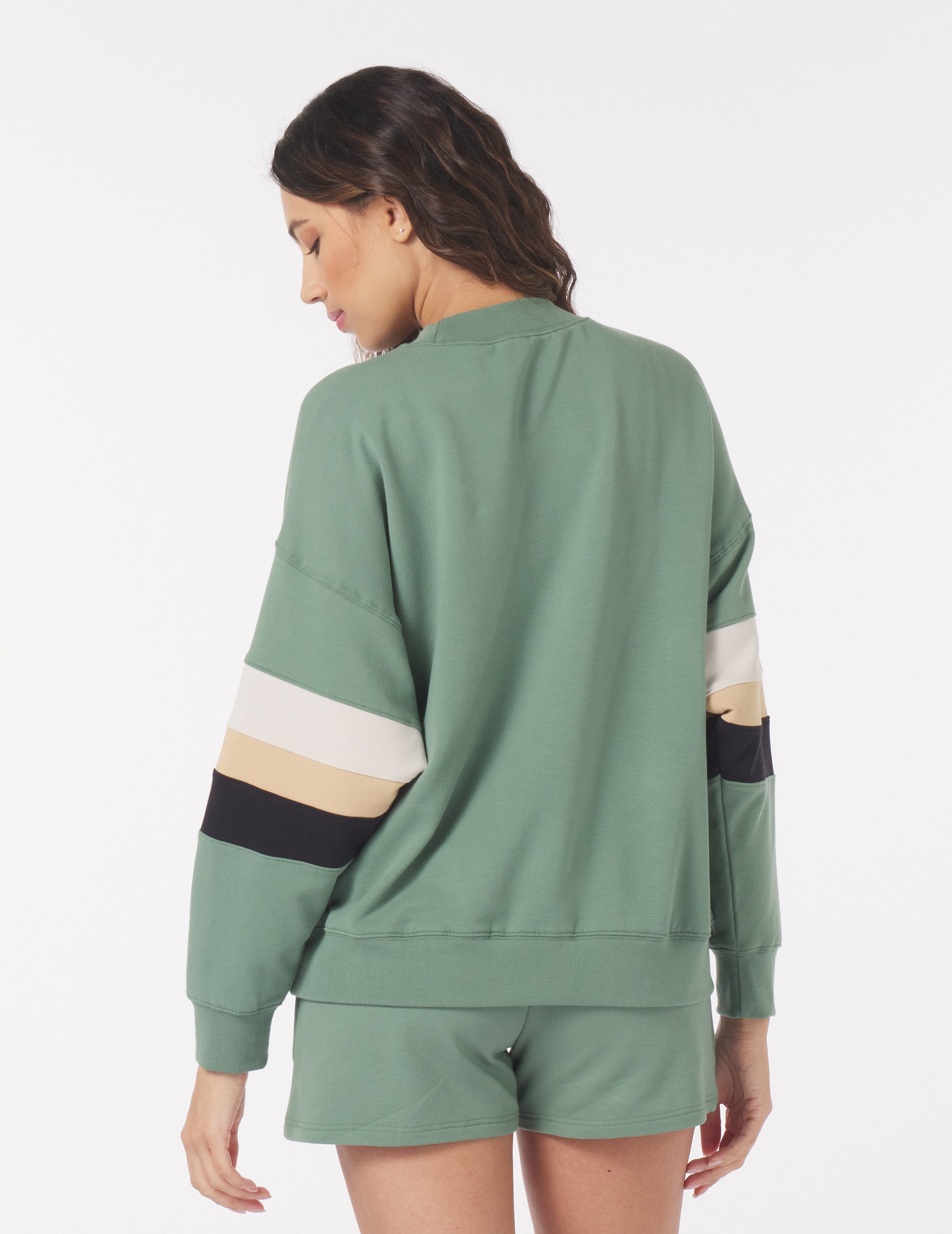 Vintage Oversized Crew - Sage