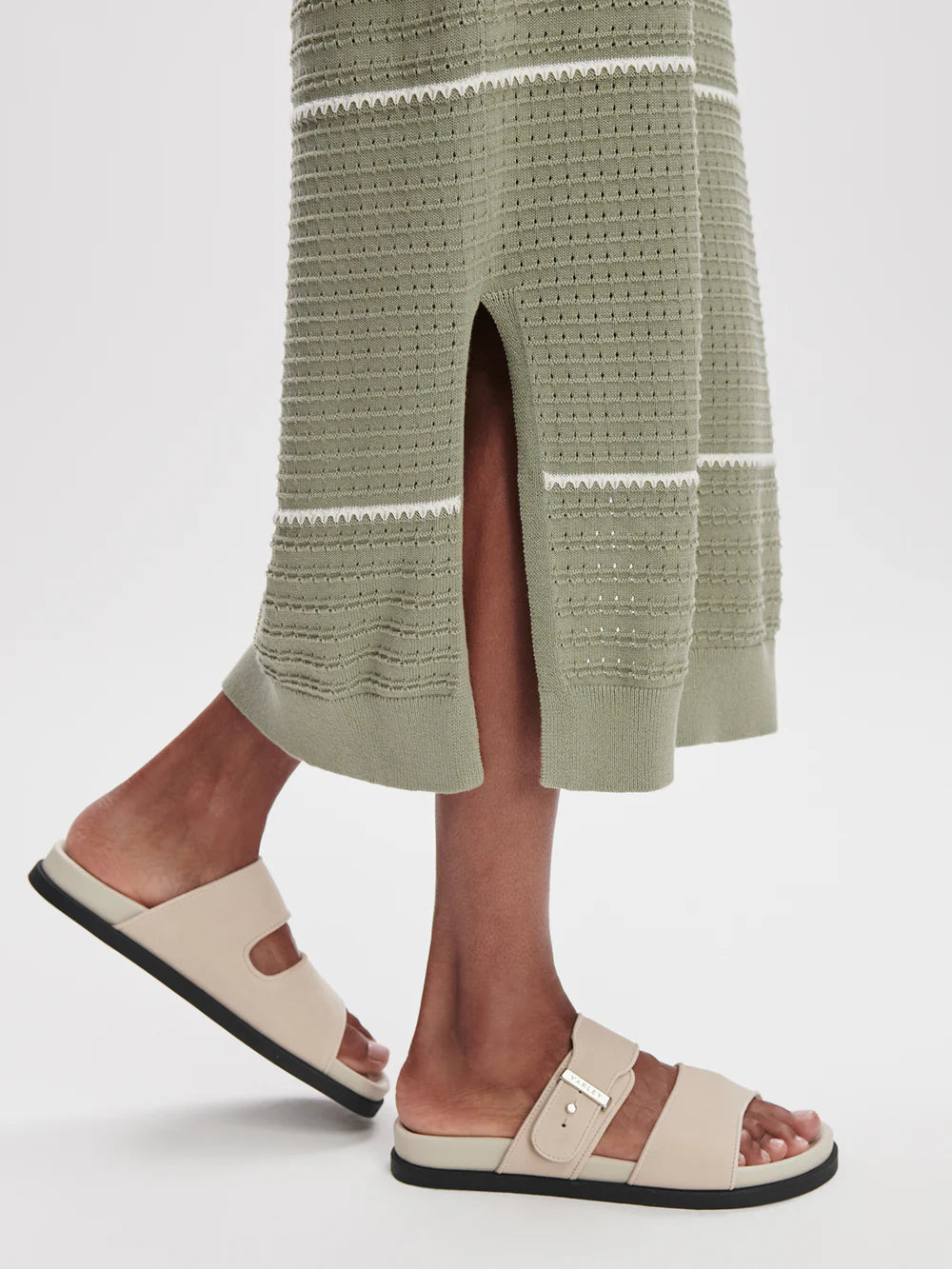 Scott Scoop Neck Midi Dress - Seagrass