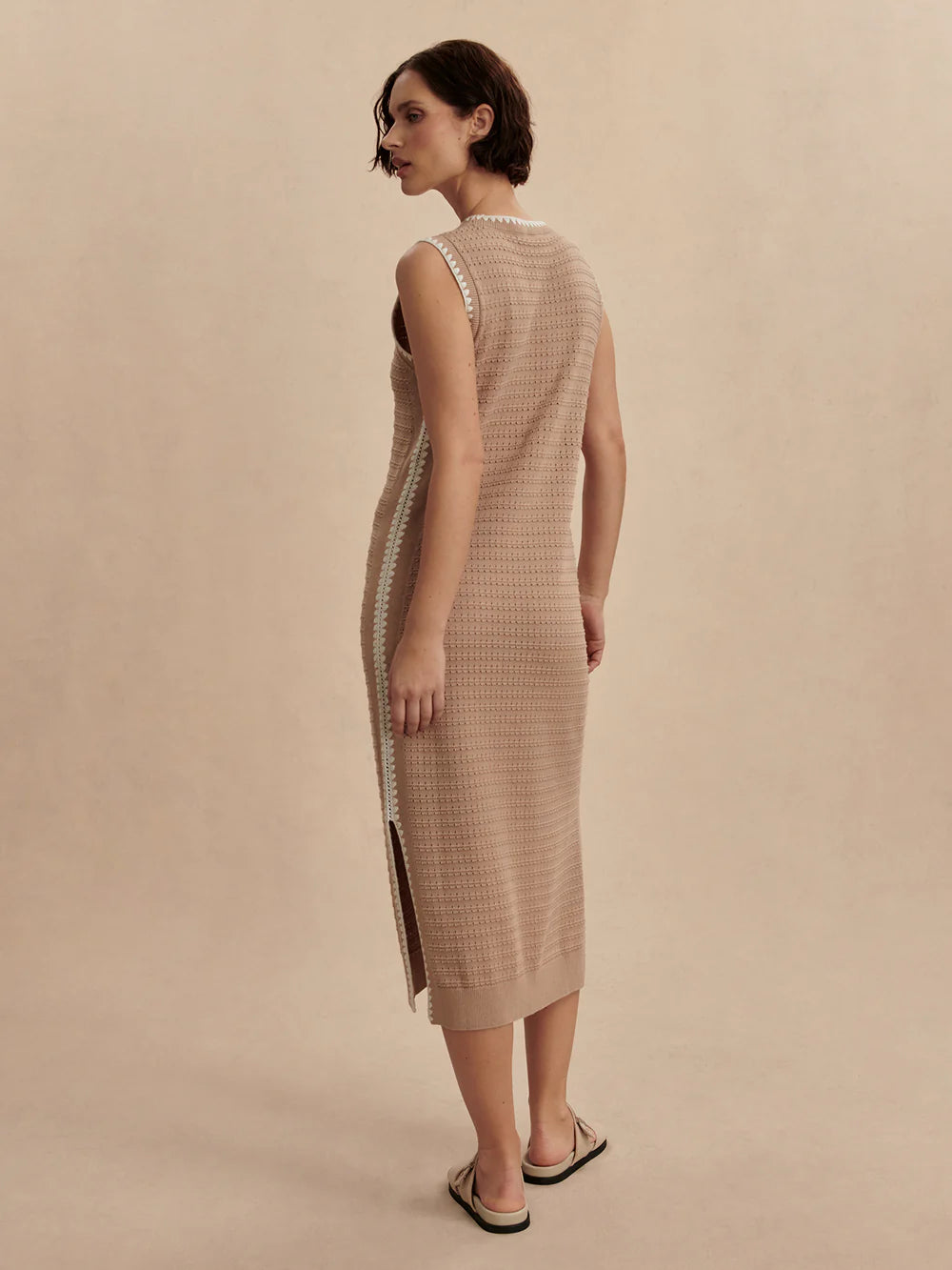 Dwight Tank Knit Dress - Light Taupe