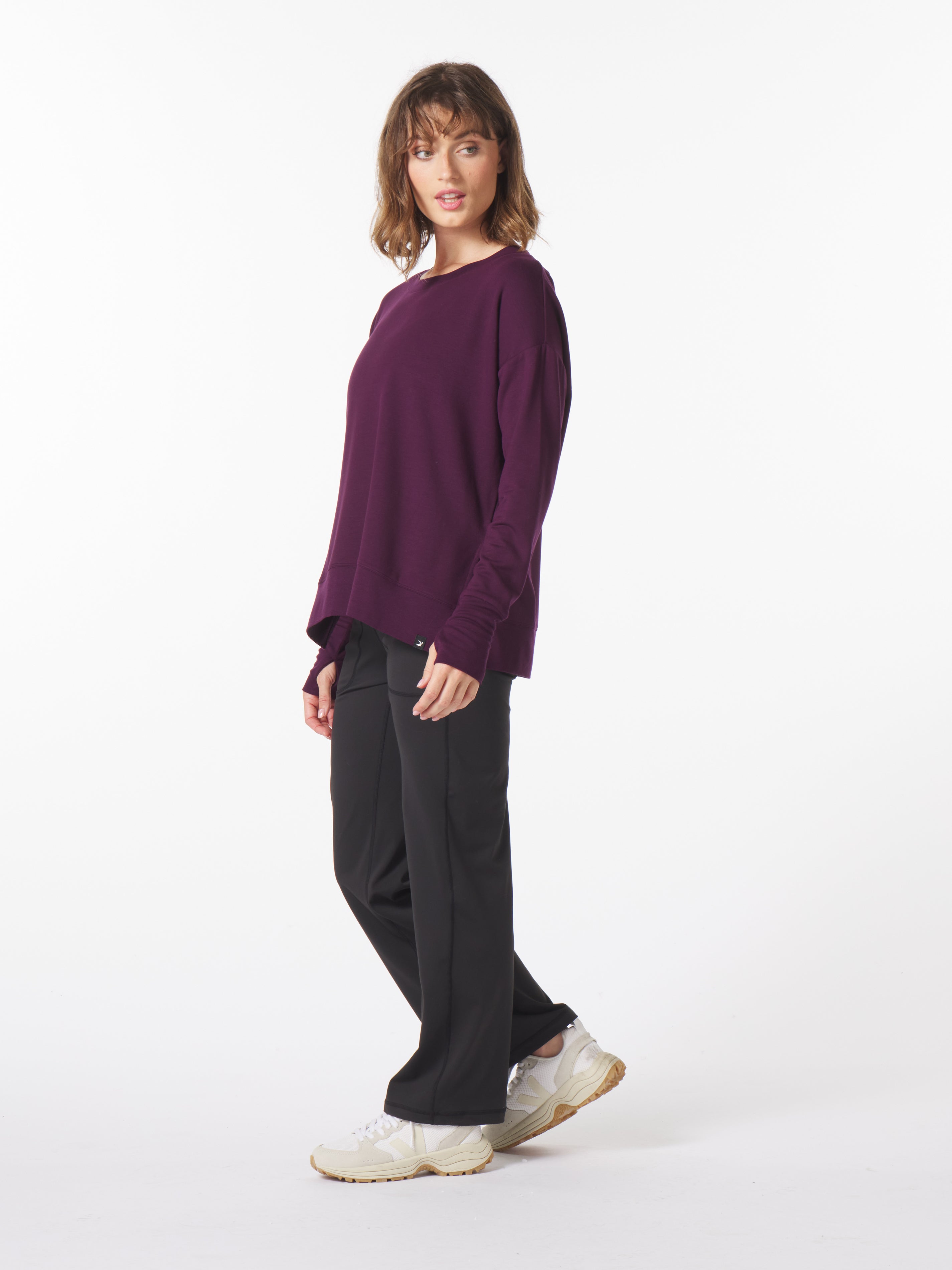 Lounge Long Sleeve - Mulberry