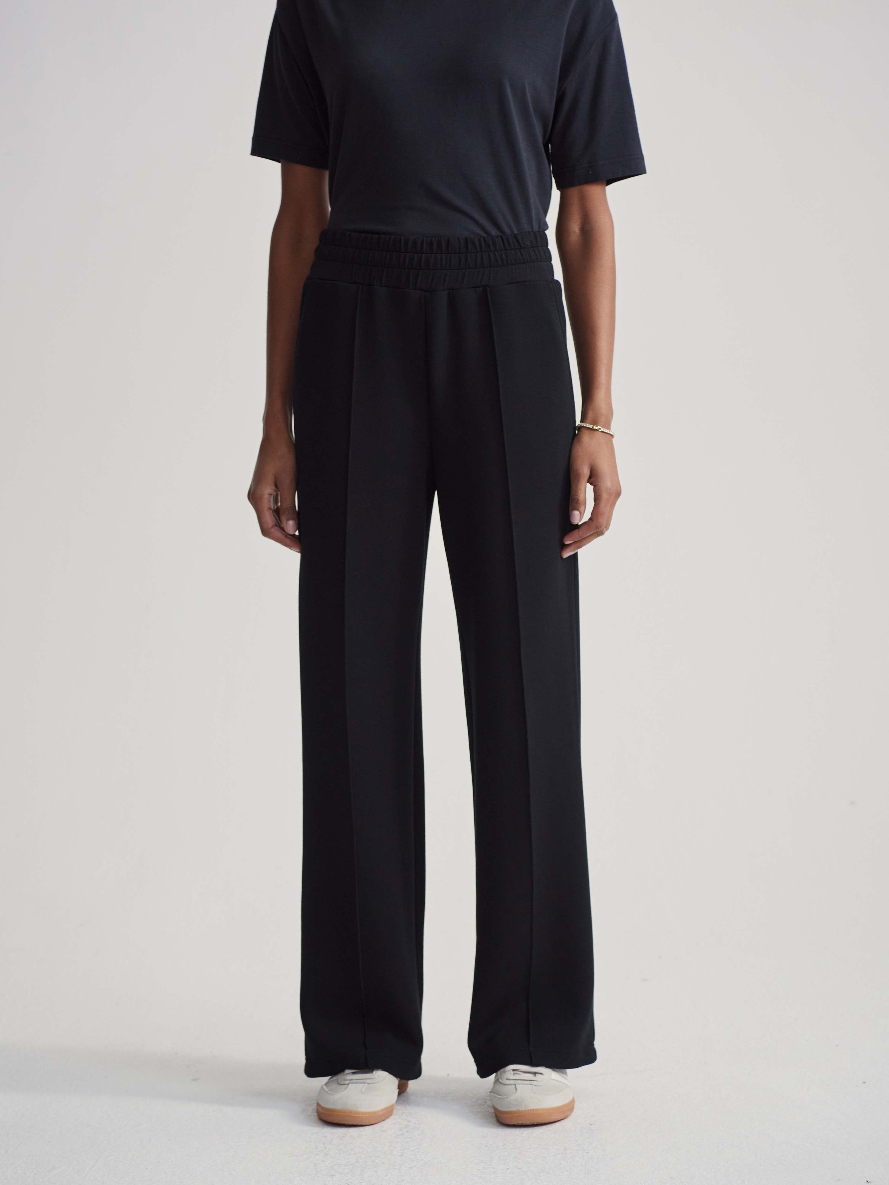 The Wide Leg Pant 28 - Black