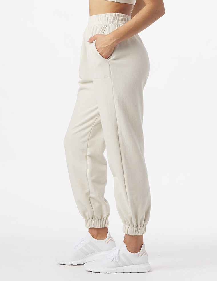 Vintage Oversized Jogger - Oatmilk