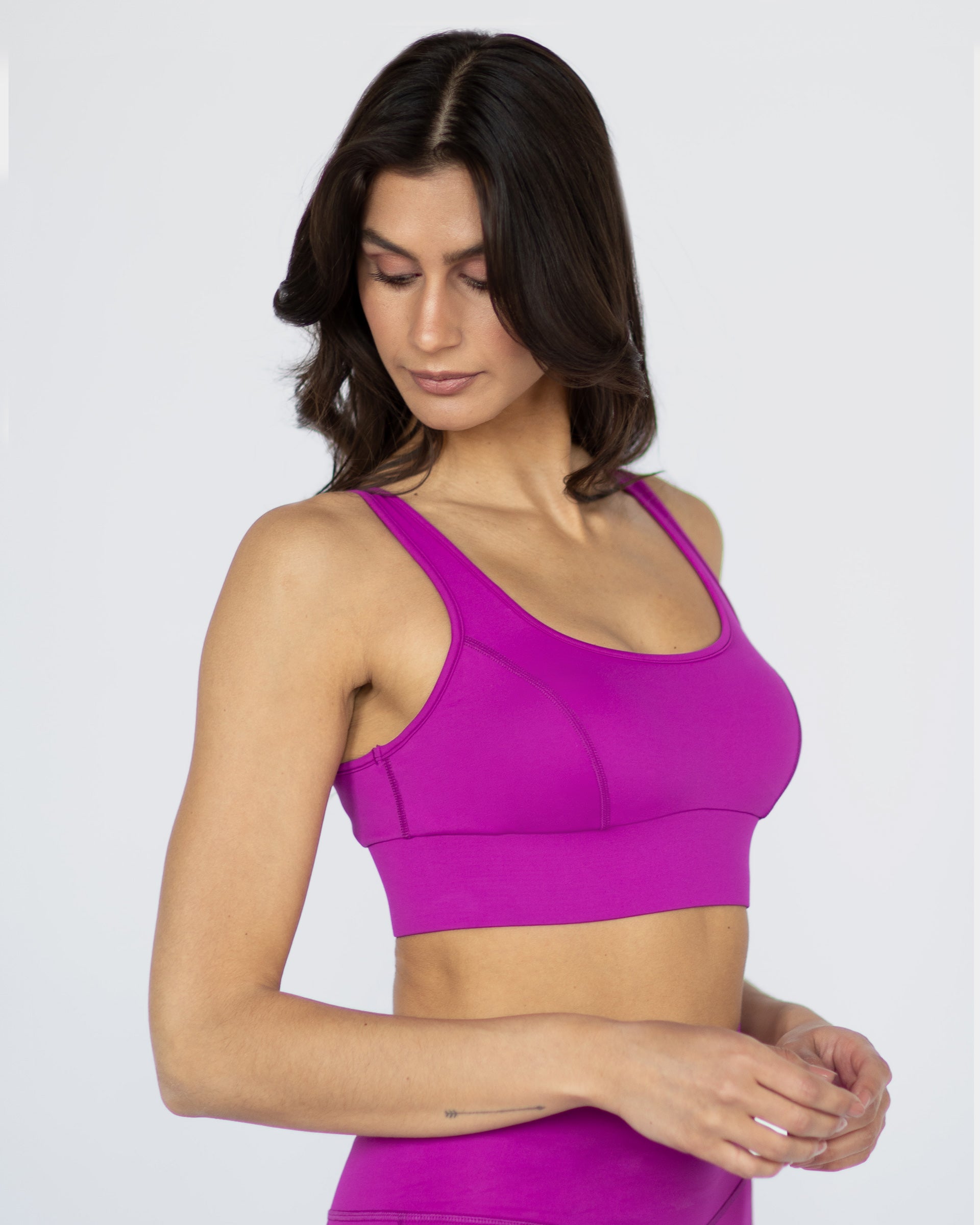 Basal Longline Bra - Magenta