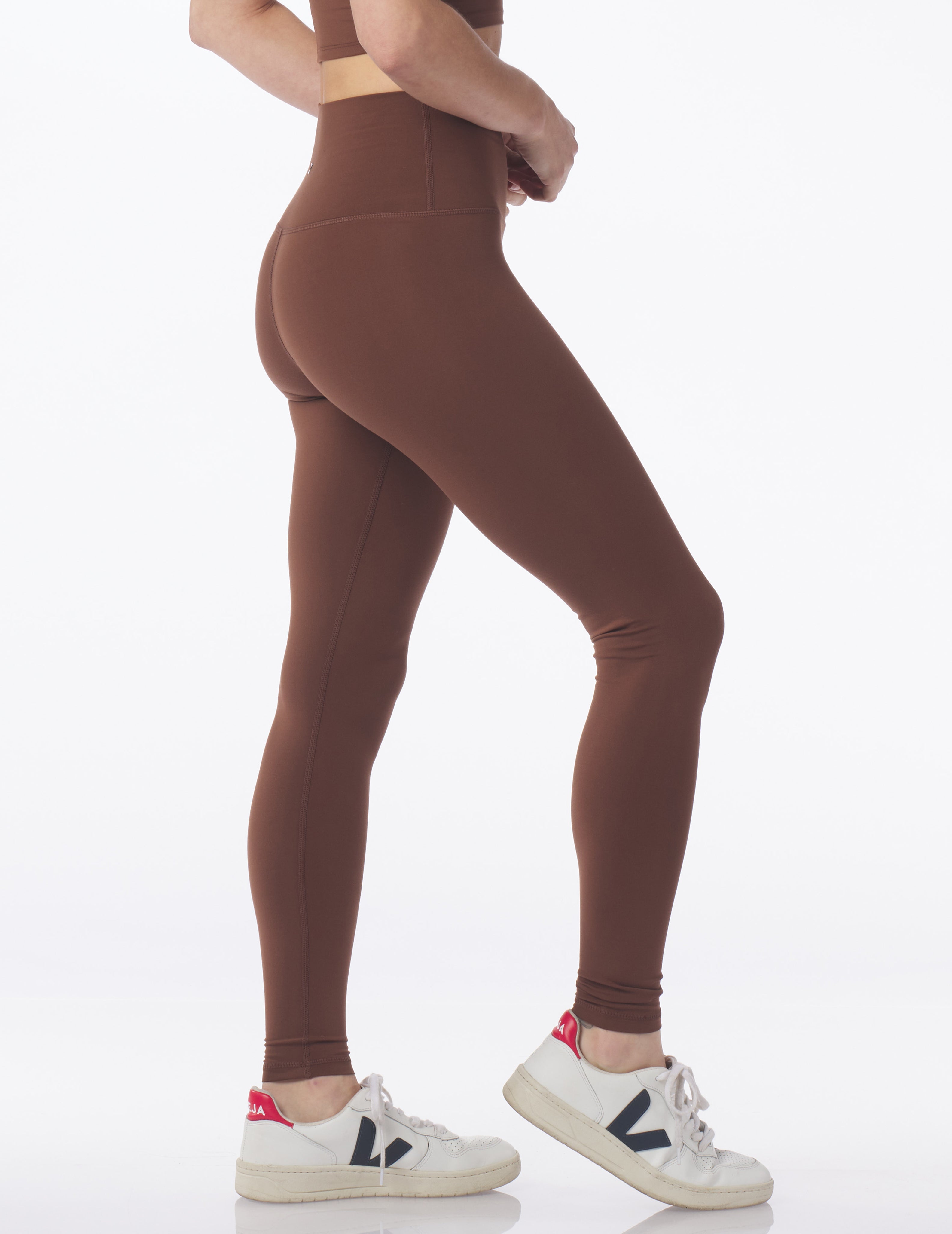 High Waist Pure Legging - Espresso