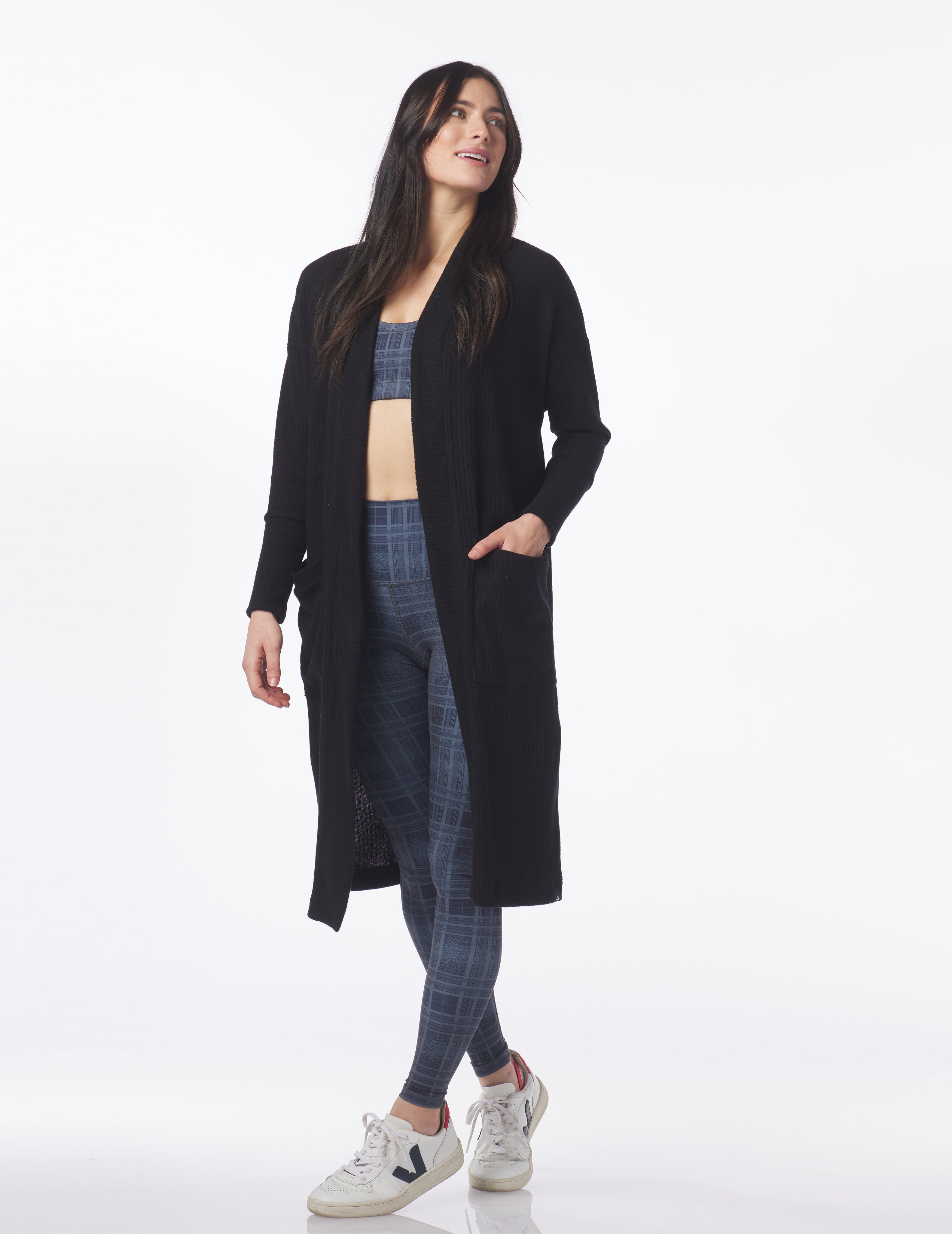 Winter Warm Cardigan - Black