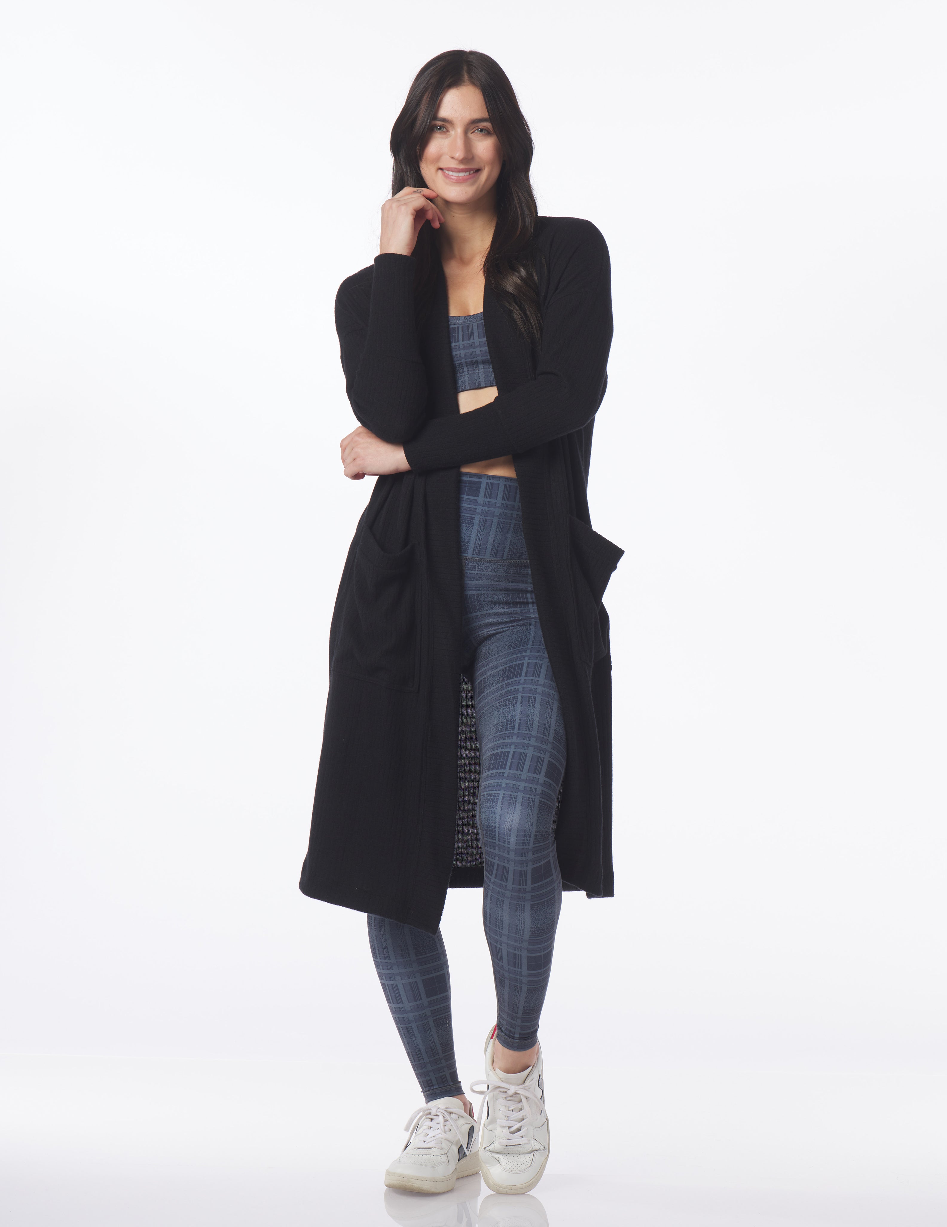 Winter Warm Cardigan - Black