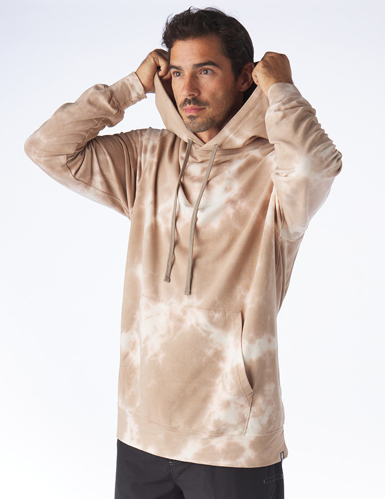 Atlas Hoodie - Sandstone Tie-Dye