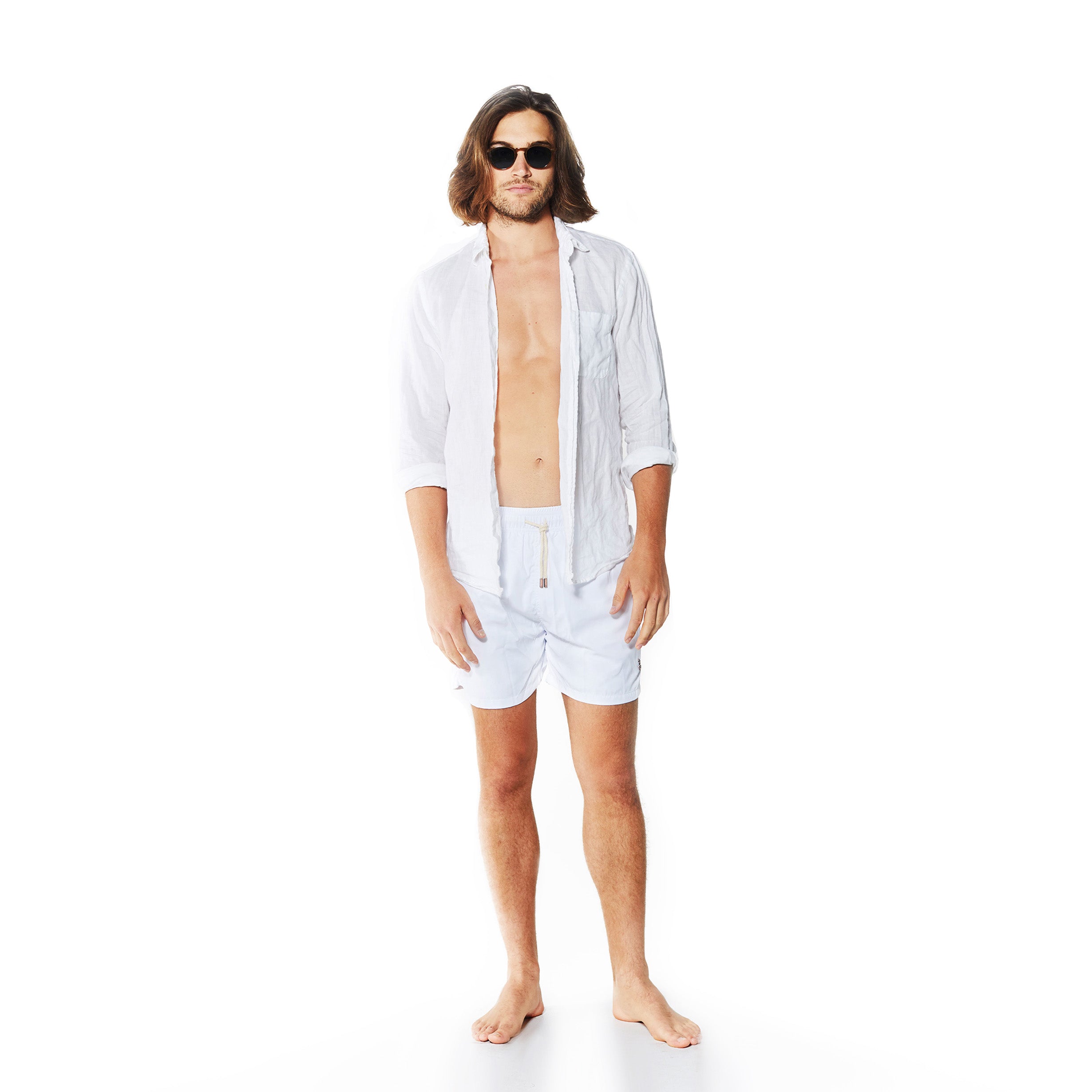 Swim Trunks - White