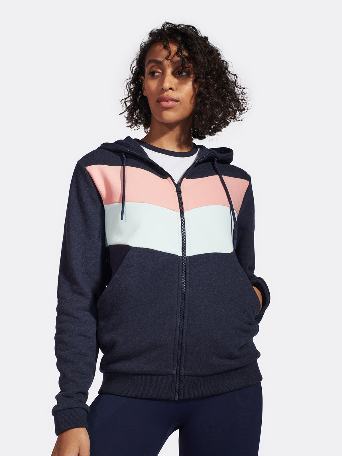 CHILLPOP HOODIE - NAVY MARL