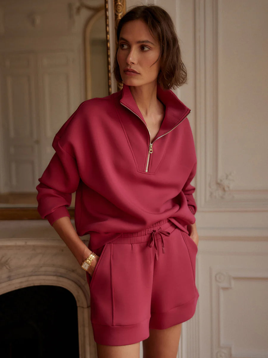 Atrium High-Rise Short - Rich Raspberry
