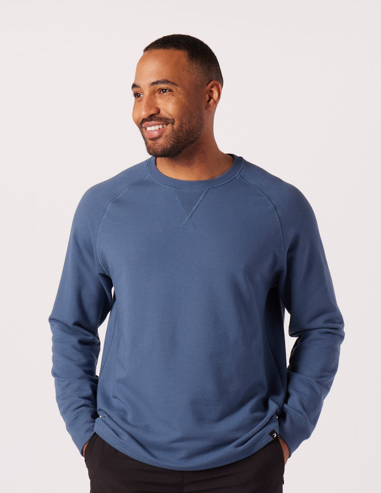 Dakota Crewneck - Washed Blue