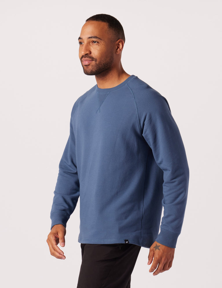 Dakota Crewneck - Washed Blue