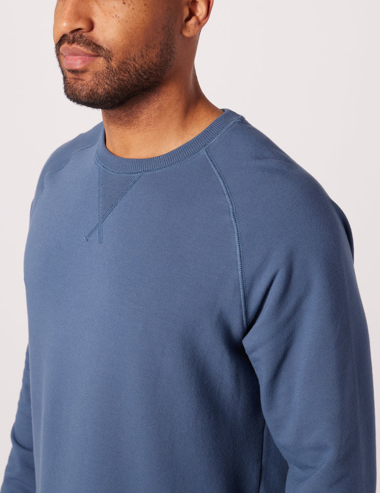 Dakota Crewneck - Washed Blue