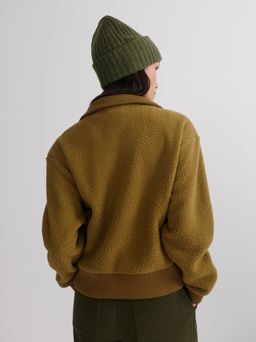 Jaylin 1/2 Zip Fleece - Olive Leaf