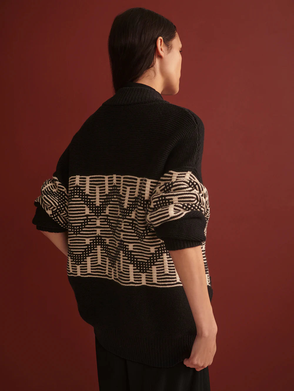 Linnea Faisisle Knit - Black