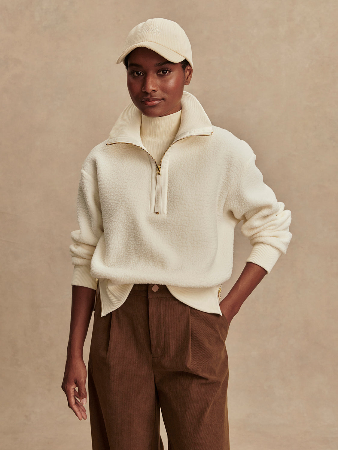 ROSELLE 1/2 ZIP FLEECE