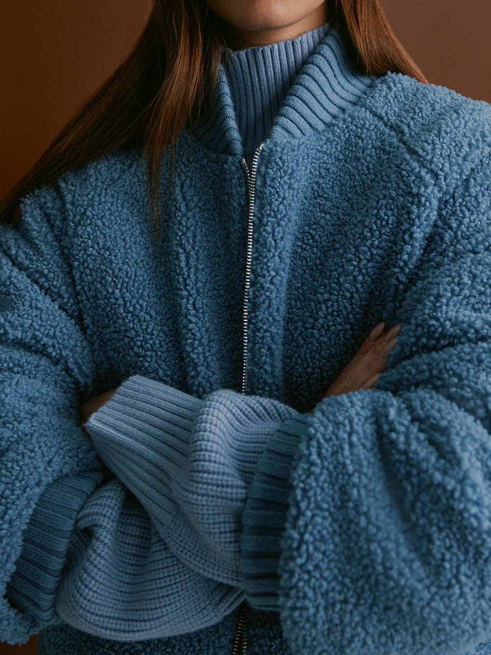 Serina Reversible Quilt Jacket - Coronet Blue/Ashley Blue