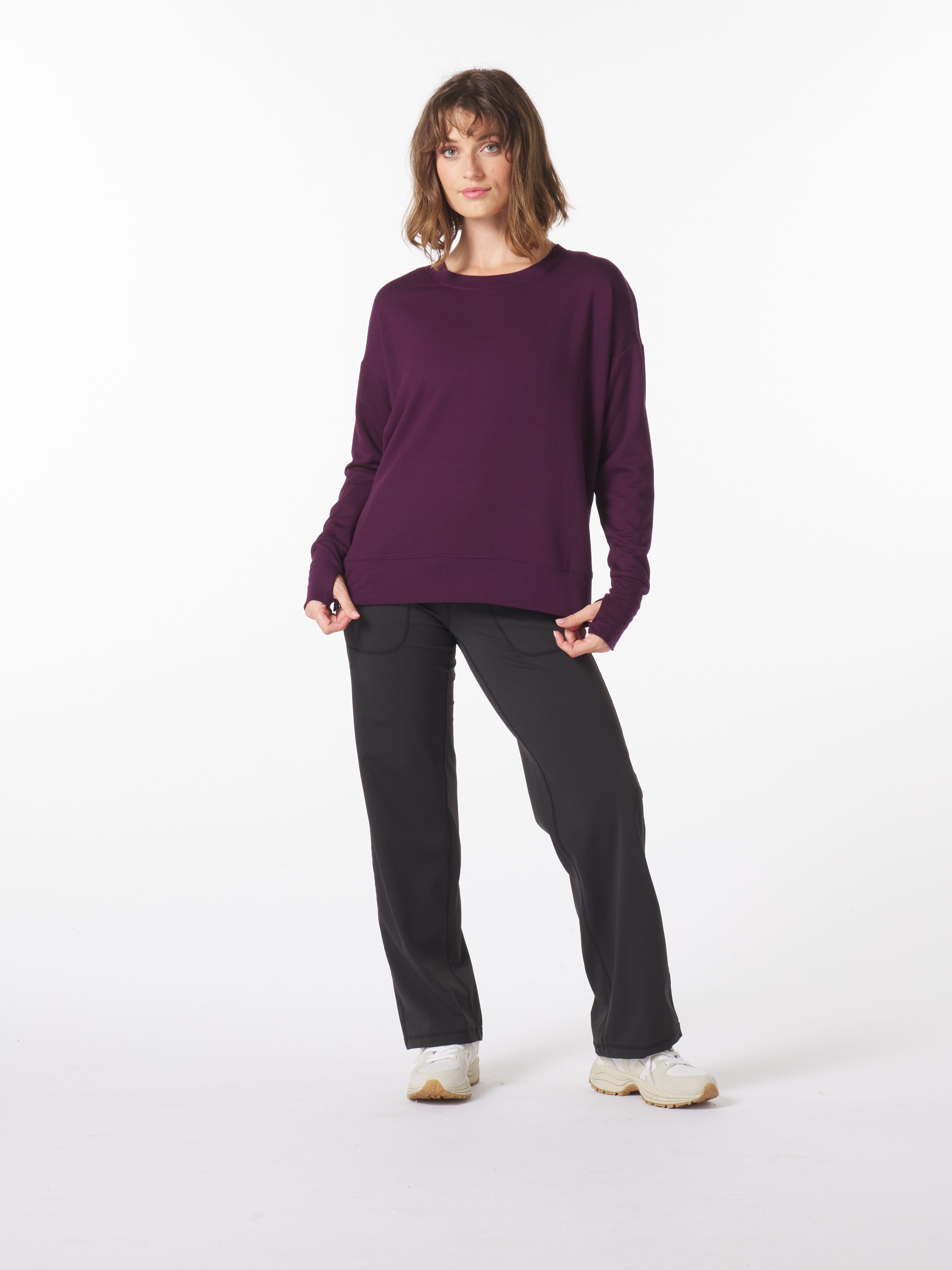 Lounge Long Sleeve - Mulberry