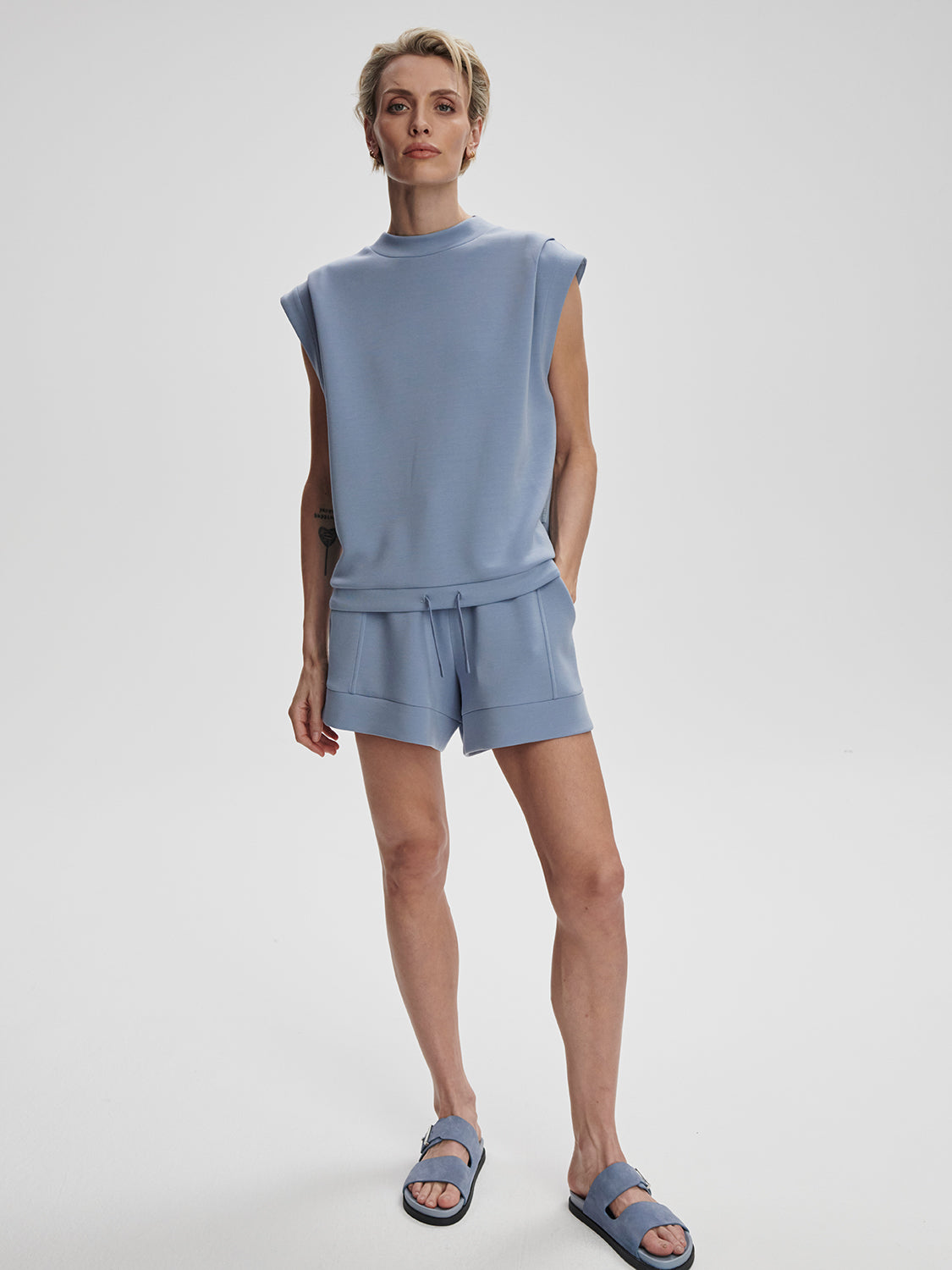 Atrium High-Rise Short - Rain Blue