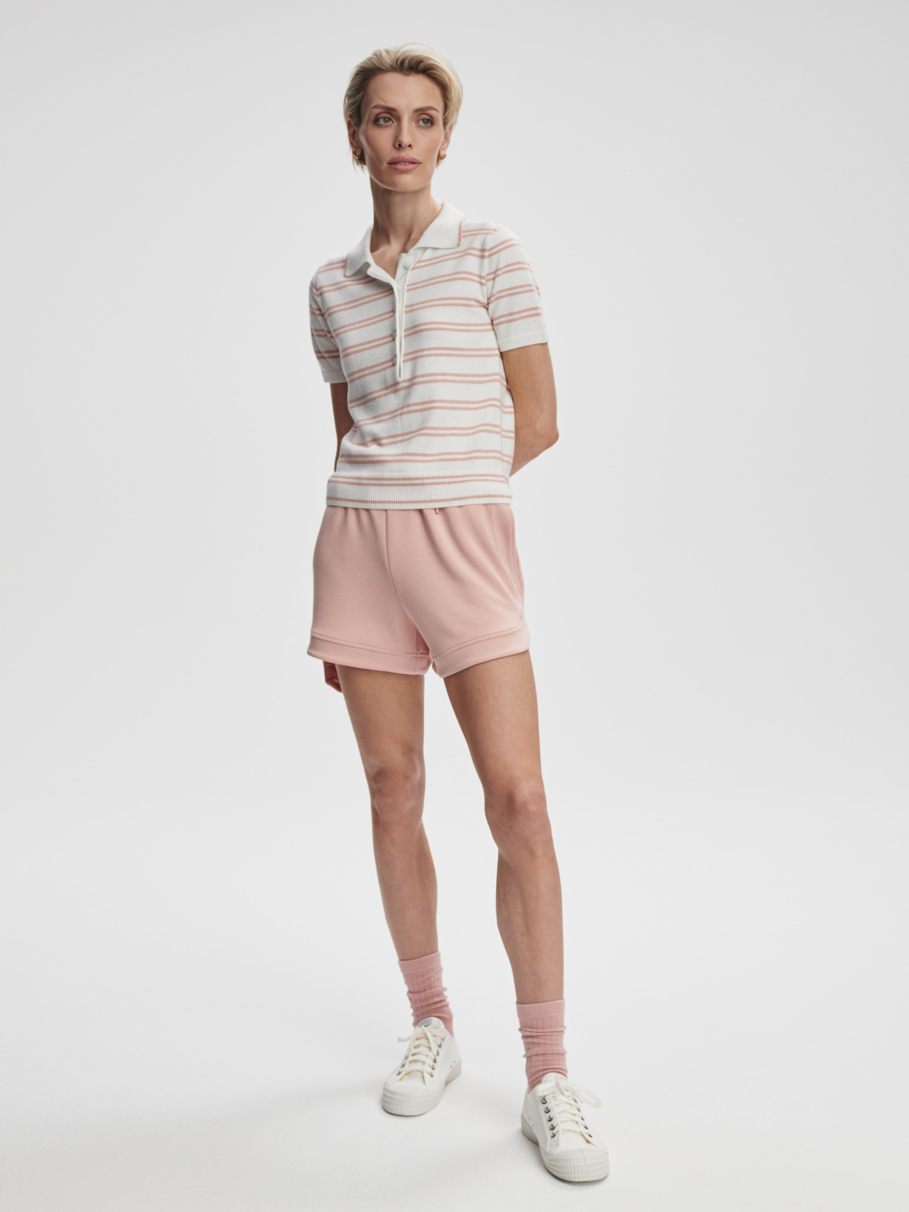 Ollie High-Rise Short - Dusty Pink