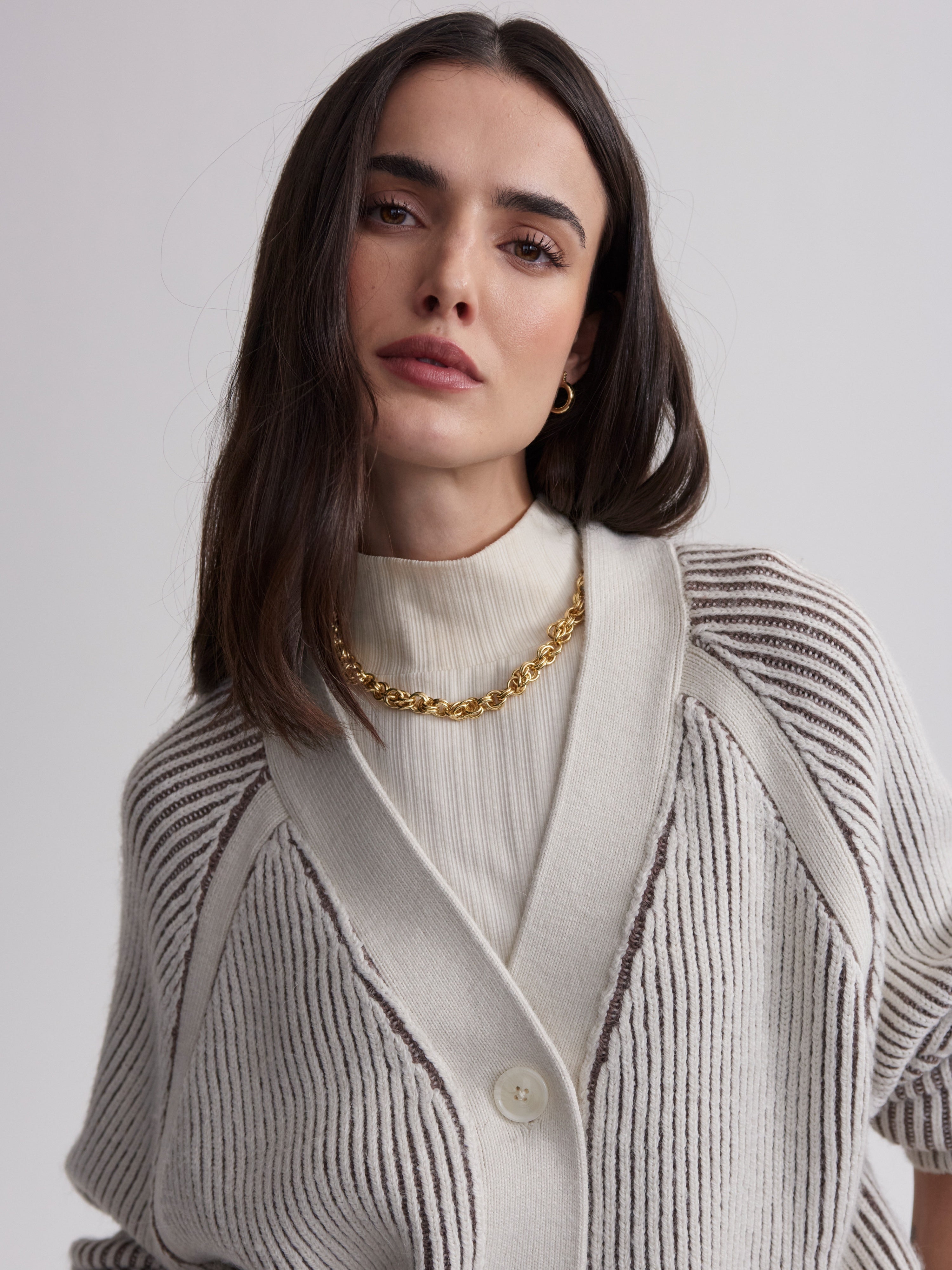 Jude Plated Cardigan