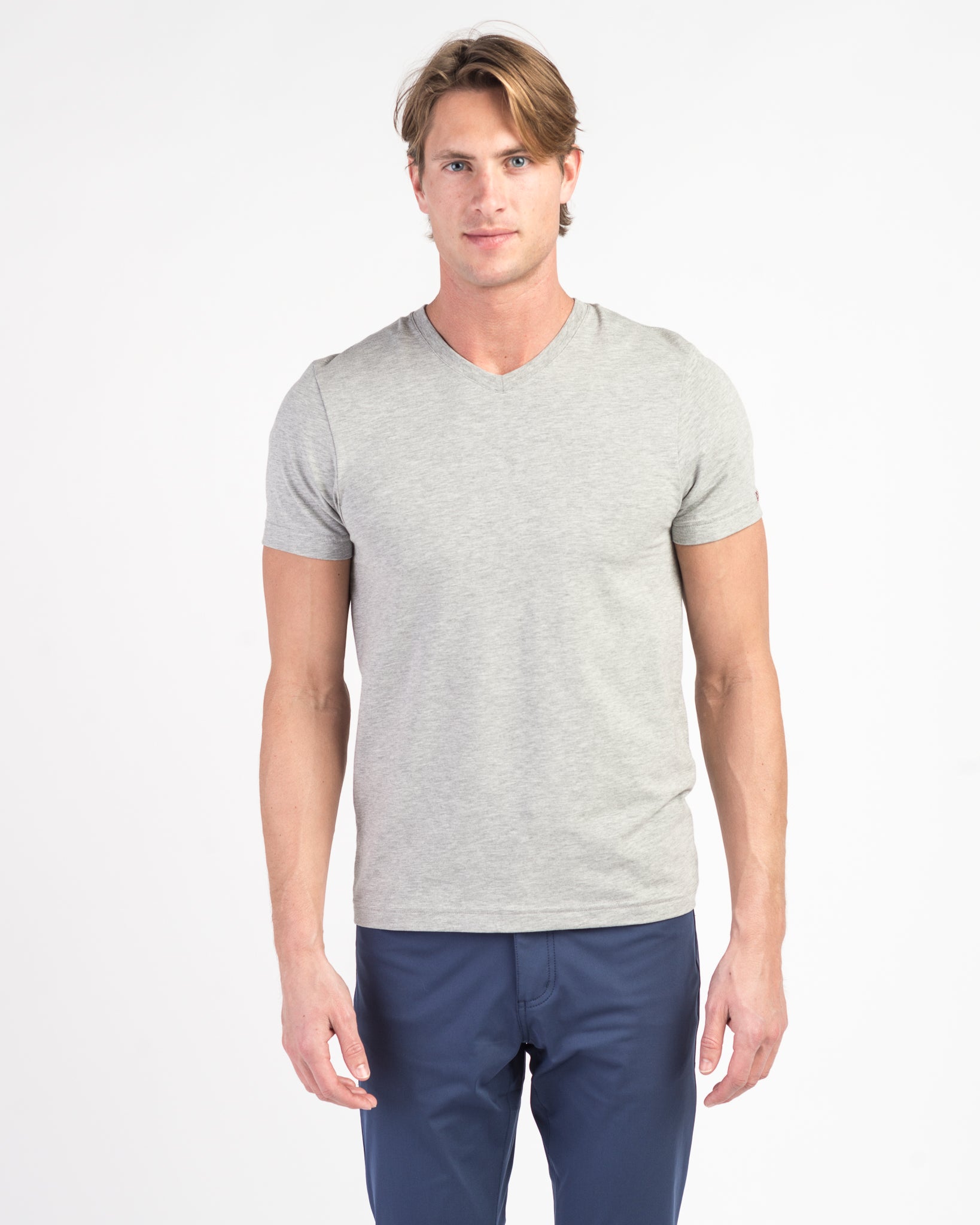 Element V-Neck Tee - Heather Grey